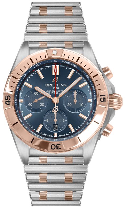 breitling chronomat b01 42 two tone|Breitling b01 42mm review.